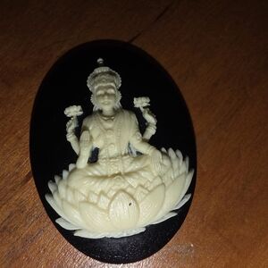 Hindu Goddess Lakshmi Cameo Mold, Jewelry Making - Resin / Polymer  Clay 3x2 Cm